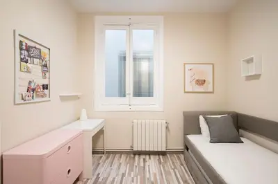Zona de estar de Spectacular flat in Fuencarral/Gran Via