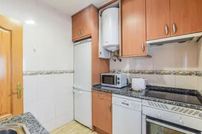 Una cocina o zona de cocina en Retiro VIII - Estilo urbano en el corazón de Madrid