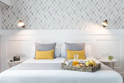 Cama o camas de una habitación en BYPILLOW Velázquez 45