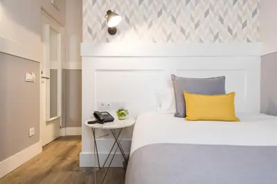 Cama o camas de una habitación en BYPILLOW Velázquez 45