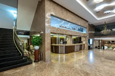 El vestíbulo o zona de recepción de Agumar Atocha