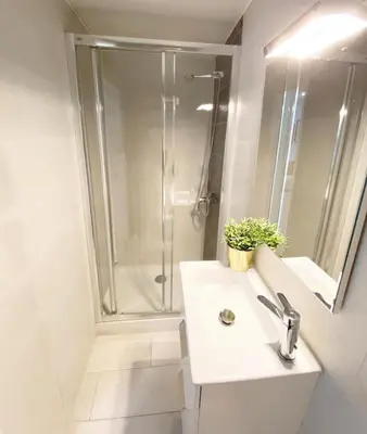 Un baño de Apartamento Plaza Mayor centrico