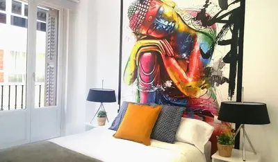 Cama o camas de una habitación en Apartamento Plaza Mayor centrico
