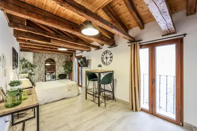 Cama o camas de una habitación en Apartamento Plaza de España 11