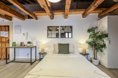 Cama o camas de una habitación en Apartamento Plaza de España 11