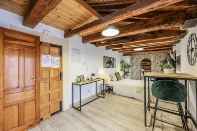 Cama o camas de una habitación en Apartamento Plaza de España 11