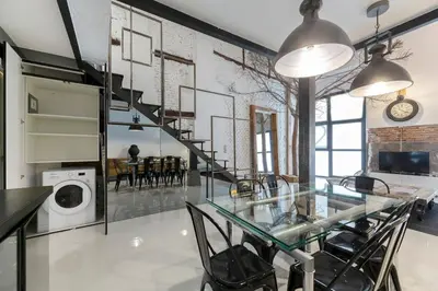 Una cocina o zona de cocina en AmazINN Boutique Madrid Malasaña