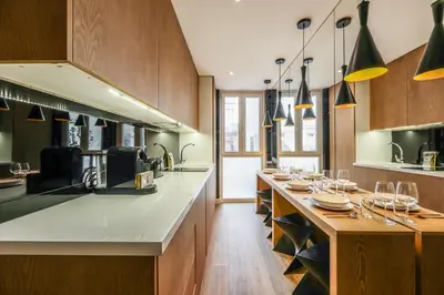 Una cocina o zona de cocina en AmazINN Collection Madrid Chueca