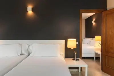 Cama o camas de una habitación en Sercotel Togumar