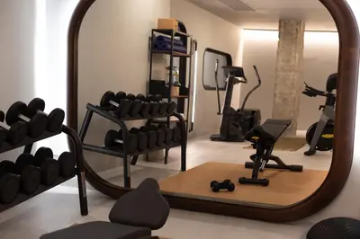 Gimnasio o instalaciones de fitness de 7 Islas Hotel