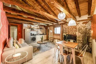 Una cocina o zona de cocina en Apartamento Plaza de España