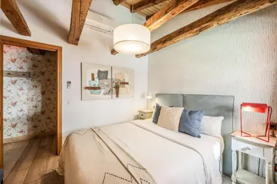 Cama o camas de una habitación en Apartamento Plaza de España 2