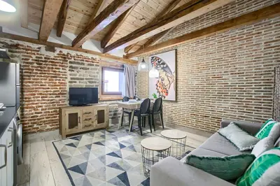 Zona de estar de Apartamento Plaza de España 4