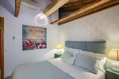 Cama o camas de una habitación en Apartamento Plaza de España 4