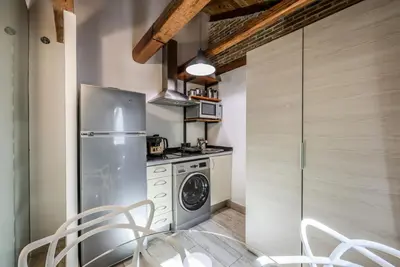 Una cocina o zona de cocina en AmazINN Boutique Madrid Plaza de España