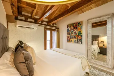 Cama o camas de una habitación en Apartamento Plaza de España 12