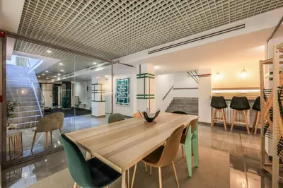 Zona de estar de AmazINN Madrid Chamberi