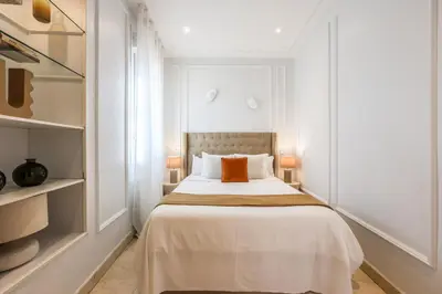 Cama o camas de una habitación en Atico con Terraza de vistas inmejorables