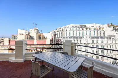 Un balcón o terraza de Atico con Terraza de vistas inmejorables