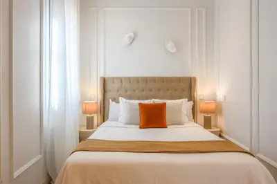 Cama o camas de una habitación en Atico con Terraza de vistas inmejorables
