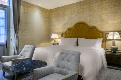 Cama o camas de una habitación en Santo Mauro, a Luxury Collection Hotel, Madrid