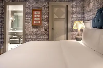 Cama o camas de una habitación en Santo Mauro, a Luxury Collection Hotel, Madrid