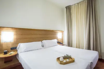 Cama o camas de una habitación en Negresco Gran Via