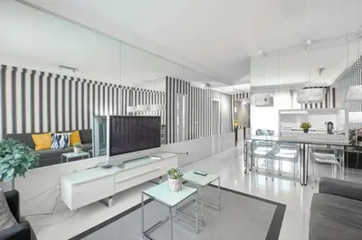 Una cocina o zona de cocina en AmazINN Stay Madrid Las Letras