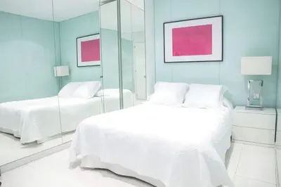 Cama o camas de una habitación en Apartamento Edificio Gran Via -Quinto Piso Sin Ascensor-