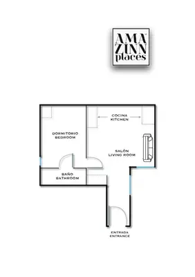 Plano de Apartamento Edificio Gran Via -Quinto Piso Sin Ascensor-