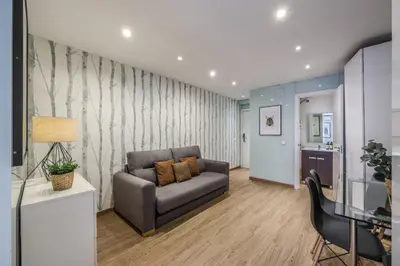 Zona de estar de AmazINN Stay Madrid San Bernardo