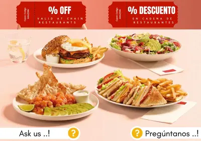 Comida en o cerca de este apartamento