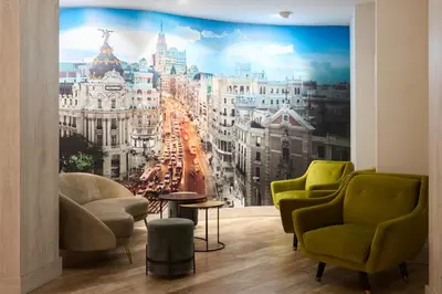 Zona de estar de Hotel Puerta de Toledo