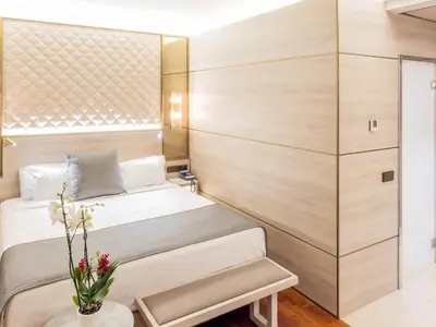 Cama o camas de una habitación en Preciados