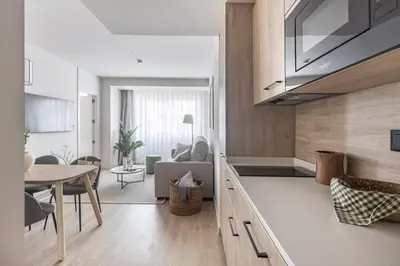 Una televisión o centro de entretenimiento en Líbere Madrid Chamberí