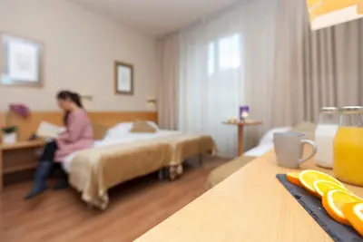 Cama o camas de una habitación en Victoria 4 Puerta del Sol