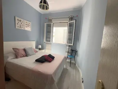 Cama o camas de una habitación en Retiro Atocha Paseo Del Prado , Madrid