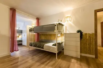 Cama o camas de una habitación en Santo - Coworking - Coliving - Madrid