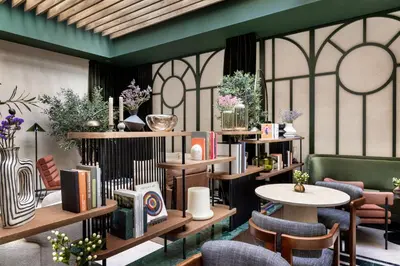 Zona de estar de TÓTEM Madrid, a Small Luxury Hotel of the World