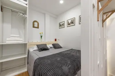 Cama o camas de una habitación en Waou El Rastro I - Alquiler Corta Duración