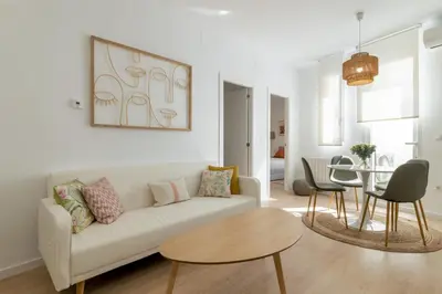 Zona de estar de Modern with style - 2 Bedrooms 2 Bathrooms -Retiro