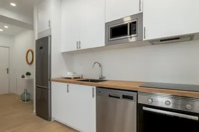 Una cocina o zona de cocina en Modern with style - 2 Bedrooms 2 Bathrooms -Retiro
