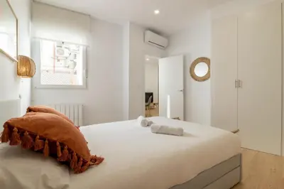 Cama o camas de una habitación en Modern with style - 2 Bedrooms 2 Bathrooms -Retiro