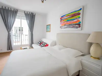 Cama o camas de una habitación en Das León