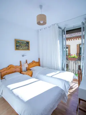 Cama o camas de una habitación en Das León