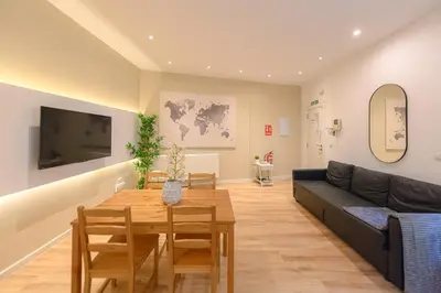 Zona de estar de Apartamento en el centro de Madrid