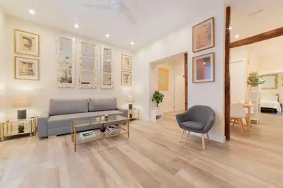 Zona de estar de Candido Apartamento en el Corazón de La Latina