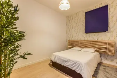 Cama o camas de una habitación en MyHouseSpain - Fuencarral and Gran Vía