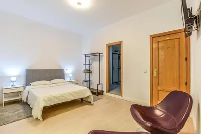 Cama o camas de una habitación en MyHouseSpain - Fuencarral and Gran Vía