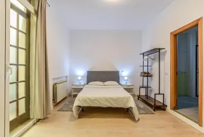 Cama o camas de una habitación en MyHouseSpain - Fuencarral and Gran Vía
